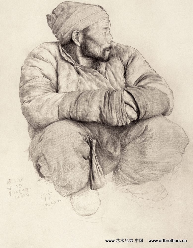 王沂东素描作品 www.wangyidong.com